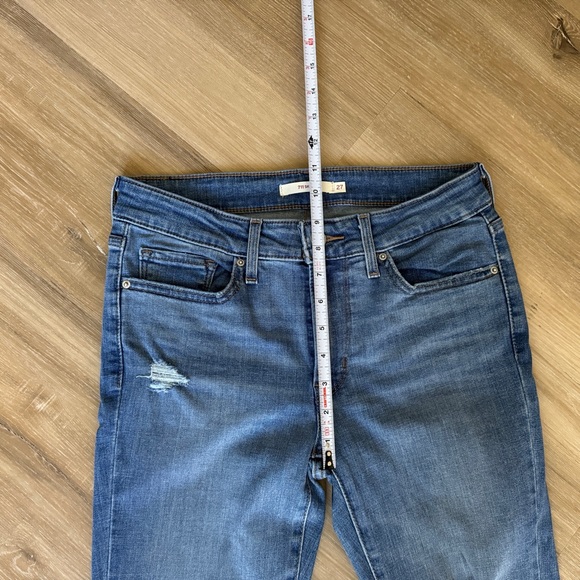 Levi’s 711 Skinny Mid Rise Ankle Jeans Size 27 - Picture 6 of 10
